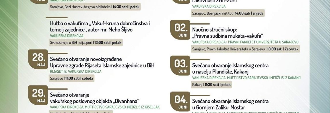 Dani vakufa program
